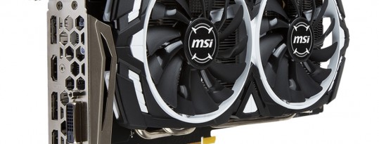 MSI GeForce GTX 1070 ARMOR 8GB Overclock PCIe Video Card